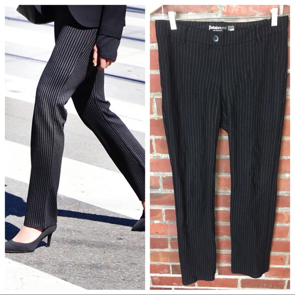pinstripe yoga pants